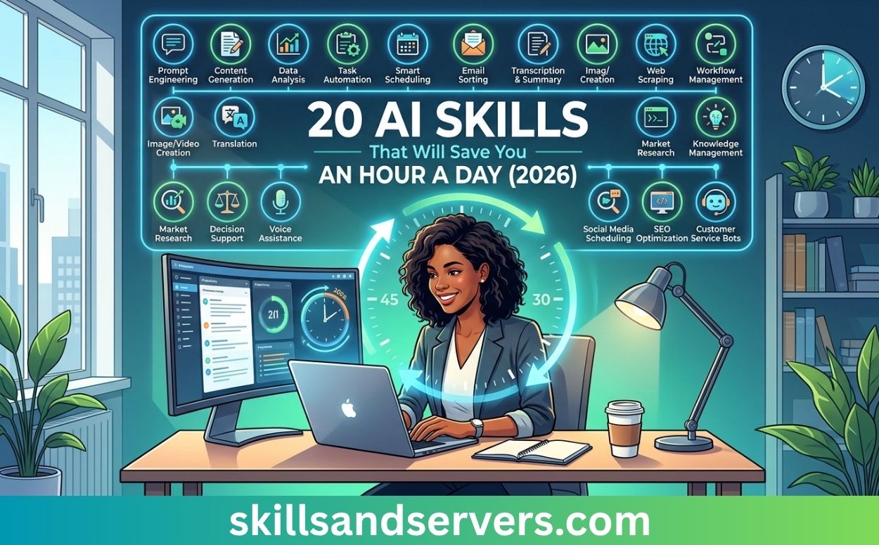 20 AI Skills That Save an Hour a Day